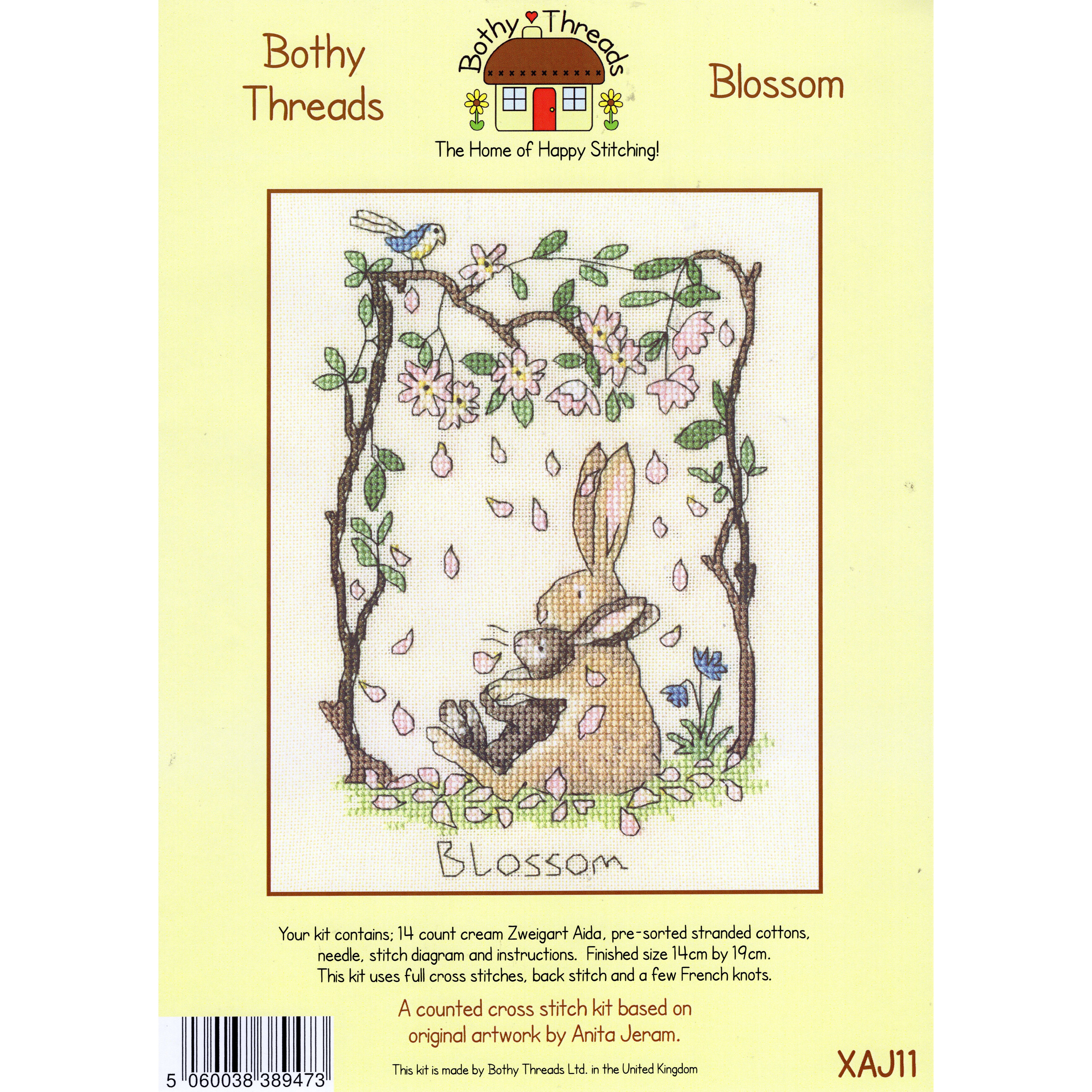 Blossom Counted Cross Stitch Kit by Anita Jeram